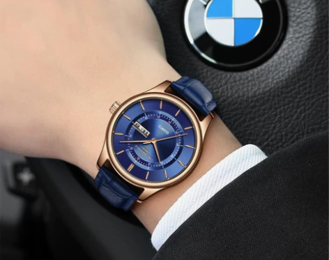 瑞之缘男士手表厂家商务圆形石英表男表防水皮...