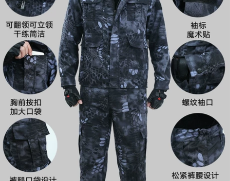 自己工厂生产的新式多斗迷彩服，库存积压15...
