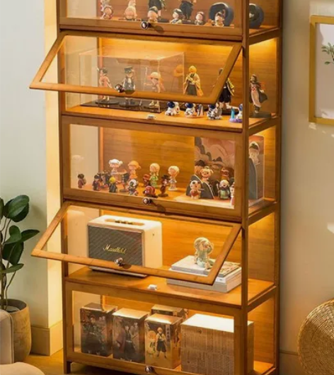 79元清仓处理10来个全新手办柜子乐高柜子...