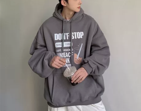 美式hiphop情侣卫衣 男秋冬季ins潮...