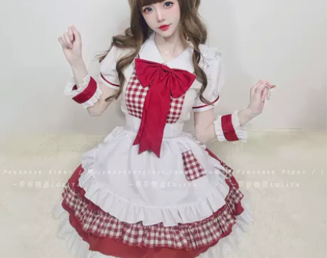 乖张物语Lolita 萌系纯欲女仆装cos性感可爱女佣洛丽塔... 乖张物语Lolita 萌系纯欲女仆装cos性感可爱女佣洛丽塔...