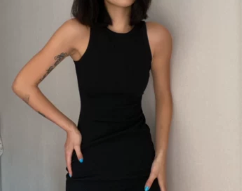 ?VanessaLab 夏季新款黑色吊带螺...