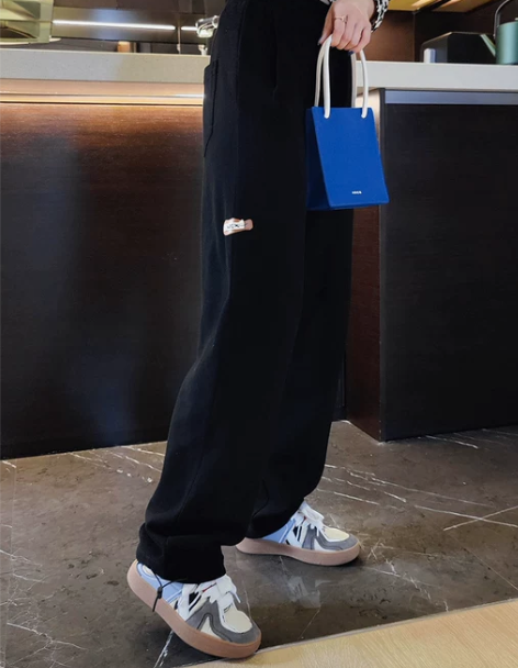 休闲裤女 女裤休闲裤ader束脚宽松长裤2...