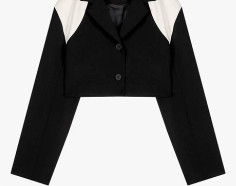 撞色高腰西装裤女宽松休闲直筒显瘦长裤夏季薄...