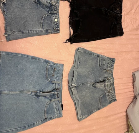 牛仔短裤短裙 s码 都是线下实体店购买的 ...