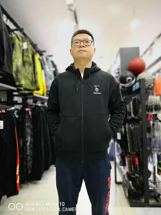 安踏男羊羔绒针织上衣，L/175码，