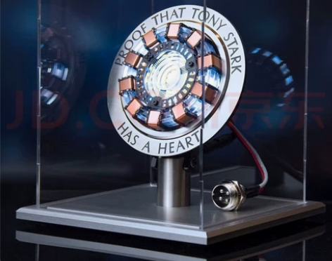 钢铁侠手办MK1方舟反应堆胸灯儿童节礼物心...