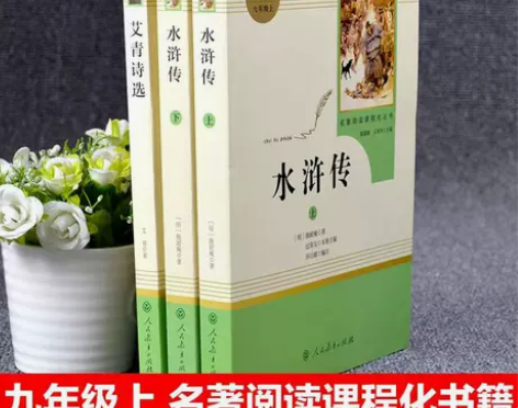 人教版艾青诗选水浒传原著完整版九年级上册必...