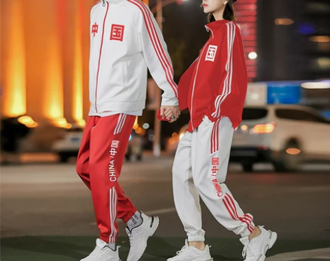 秋装情侣卫衣男韩版宽松中国运动套装初中高中...