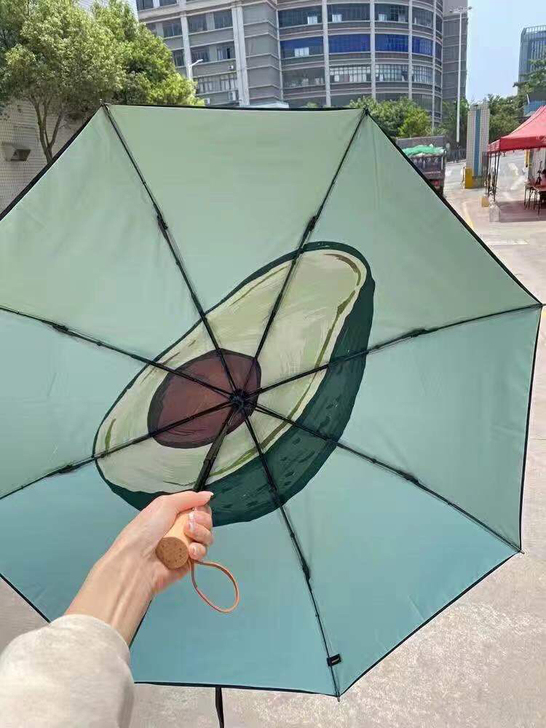 蕉下双层三折太阳伞 双层遮阳伞便携遮阳防晒...