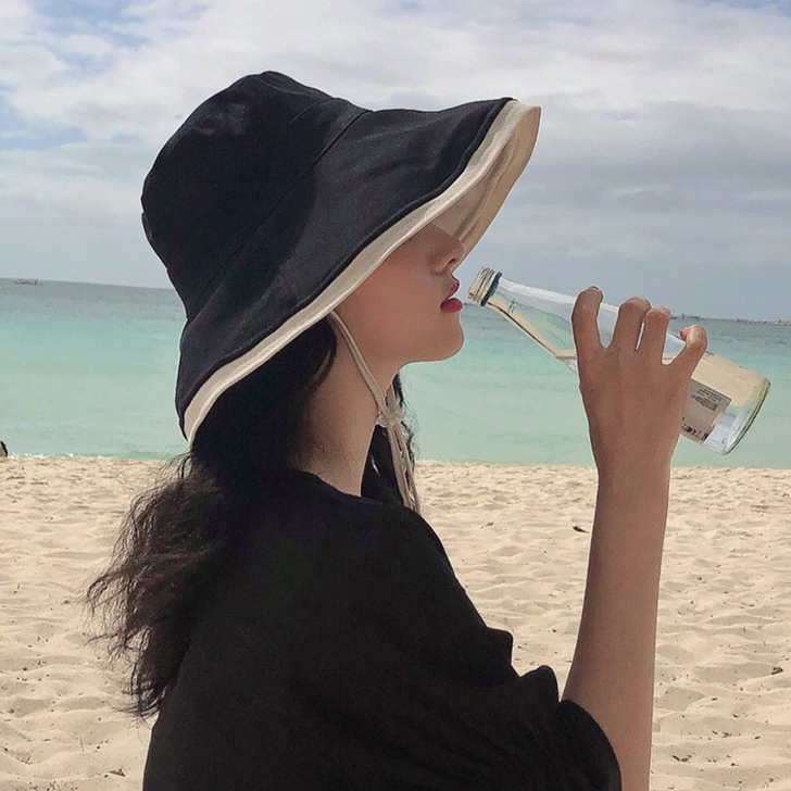 渔夫帽女夏天防紫外线遮阳防晒遮脸日系百搭网...