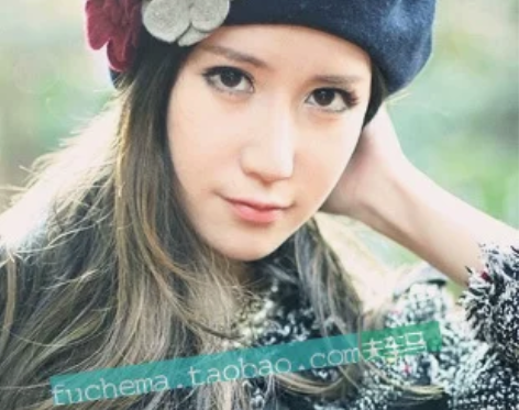 夫车马 呛口小辣椒ZARA 花朵毛呢贝雷帽...