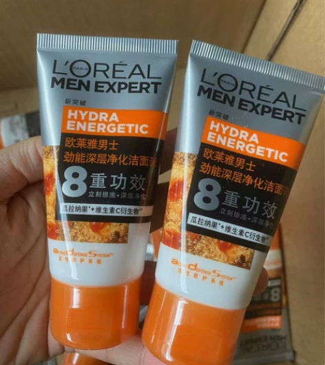 莱雅男士洗面奶劲能深层净化洁面乳膏清洁控油...