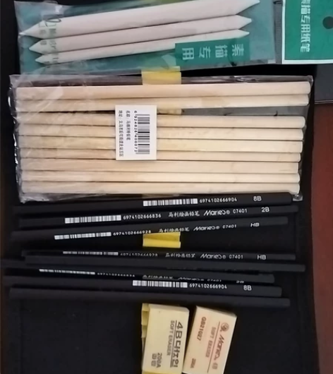 玛格丽特 马利绘画橡皮铅笔 素描专用笔 收...