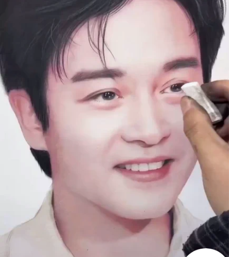 彩铅画像定制素描人像定制手绘素描头像人物肖...
