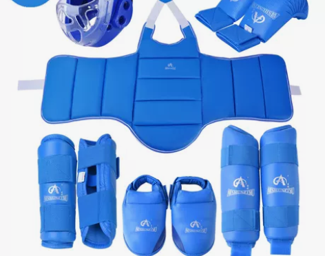 空手道护具全套护手护臂护腿护脚护头格斗护胸...