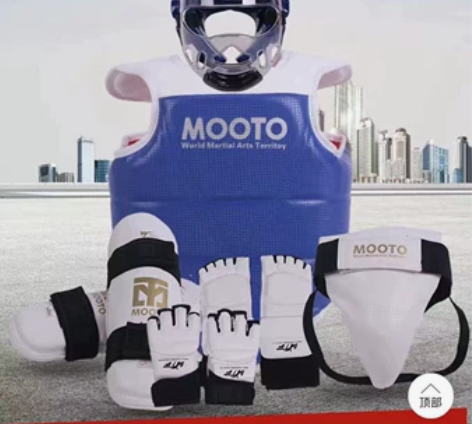跆拳道护具5件套,一学期学下来完全没开始用...