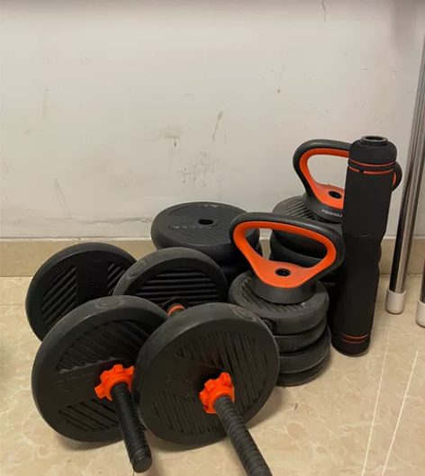 40公斤哑铃片套装，可组合成哑铃、杠铃、铃...