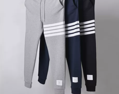 经典款TB THOM 色织纯棉束脚卫裤休闲...