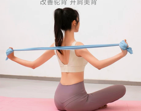 拉力器 拉力器阻力瑜伽弹力带健身女带开背肌...