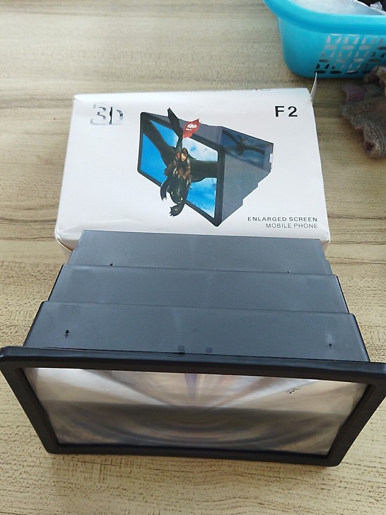 网红支架手机屏幕放大器高清3D座放大镜通用...