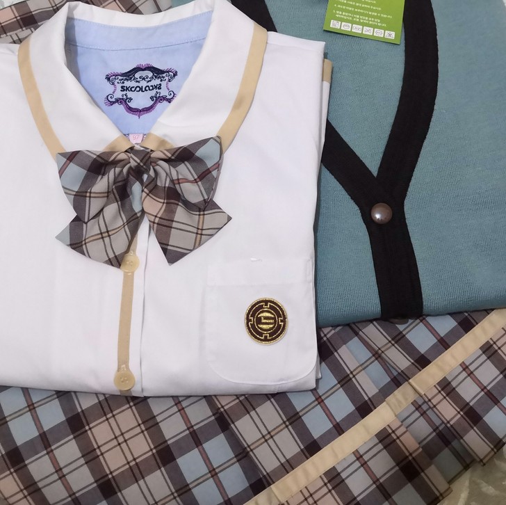 【出/换】韩国校供 城东经营夏服set 韩...