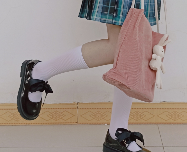 可爱小皮鞋女jk制服大头娃娃鞋