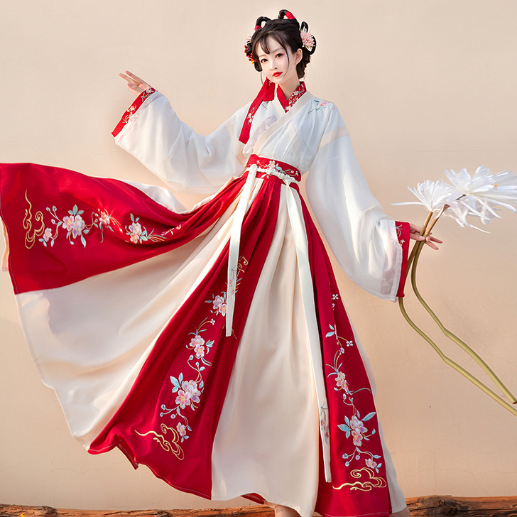 醉玲珑 汉服女正品原创夏季仙气晋制齐腰襦裙...