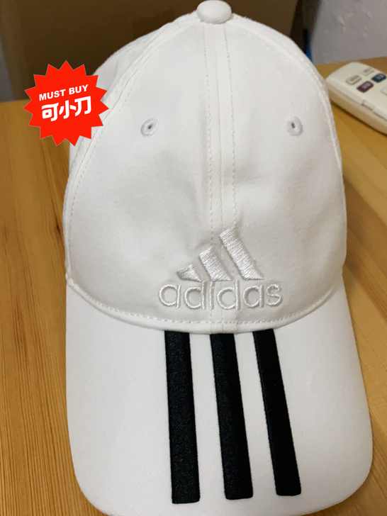 正品阿迪达斯,帽后可调节,帽子轻微压褶皱,...