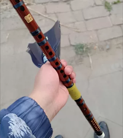 闲置精品苦竹笛原价188的苦竹笛子横笛竹笛...