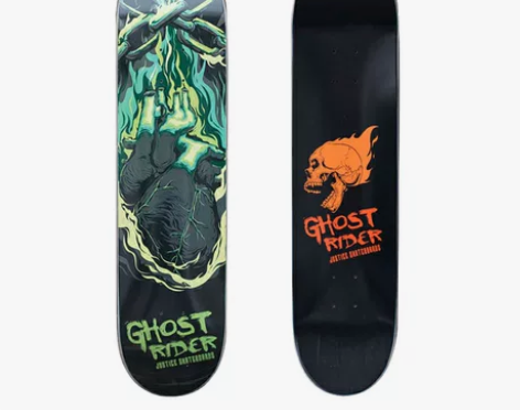 justice 恶灵骑士系列 滑板板面 感...