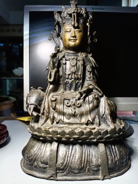清代精品铜佛像