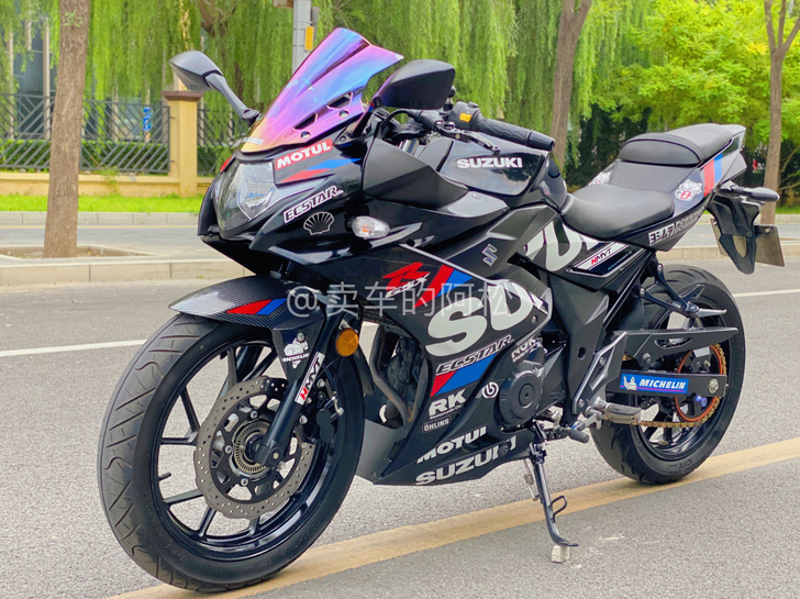 20年个人一手京b私户铃木GSX250黑武...