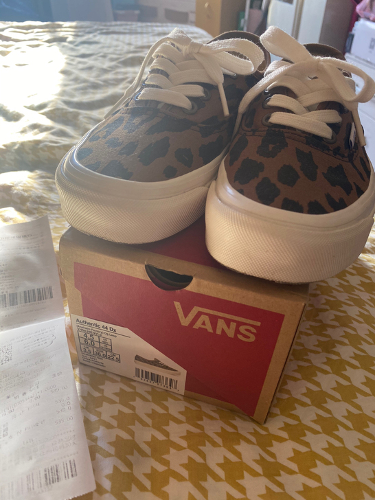 vans豹纹鞋