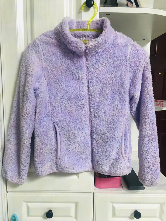 优衣库毛绒外套 柔软舒适 可直接贴皮肤