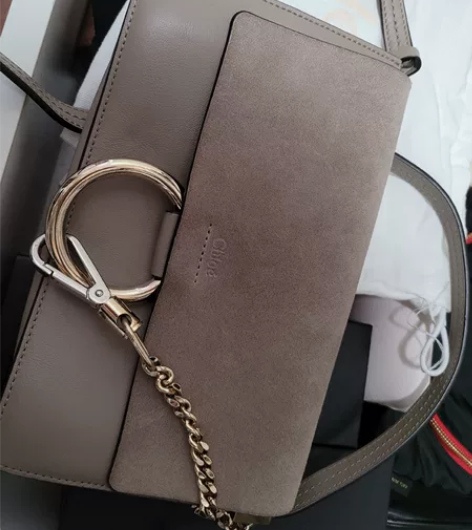 Chloe/蔻依 faye小号灰色，购于澳...