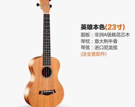 ellen 尤克里里初学者 21寸23寸2...