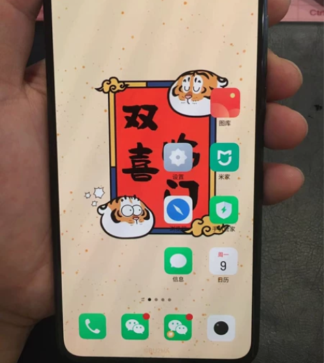 自用一手魅族17 8+256 原野绿，小瑕...