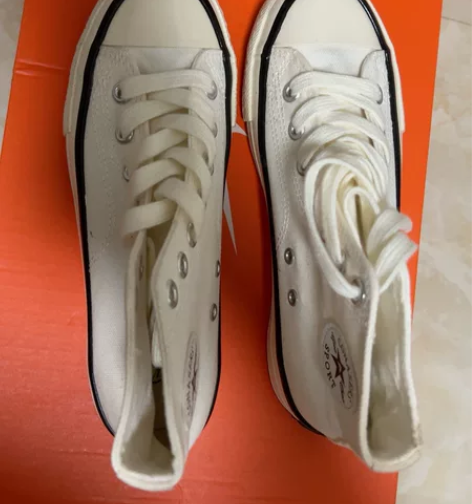 全新高帮帆布鞋37正码 29包邮出 感兴趣...