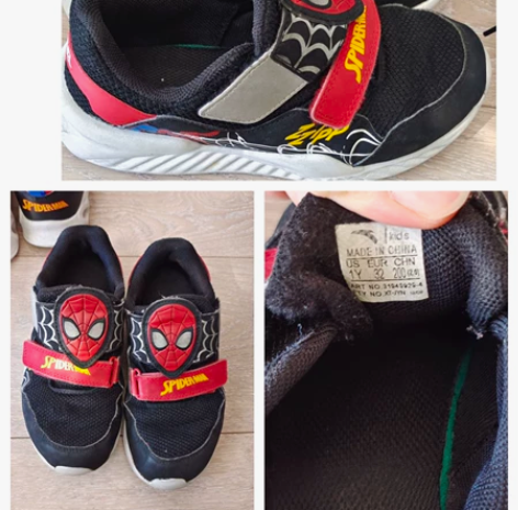 安踏蜘蛛侠联名款 二手童鞋 32码 感兴趣...