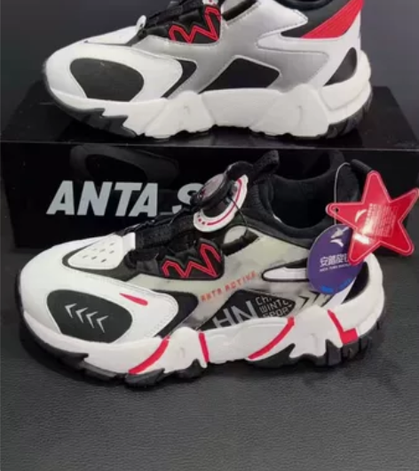 安踏男大童加绒跑鞋33/36/37/38各...