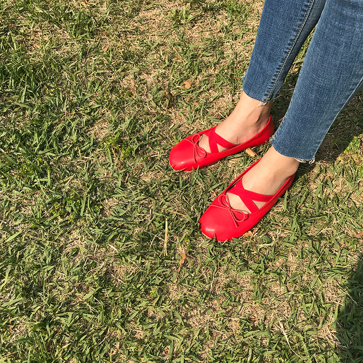 蝴蝶结娃娃鞋芭蕾舞鞋尺码39全新没穿过