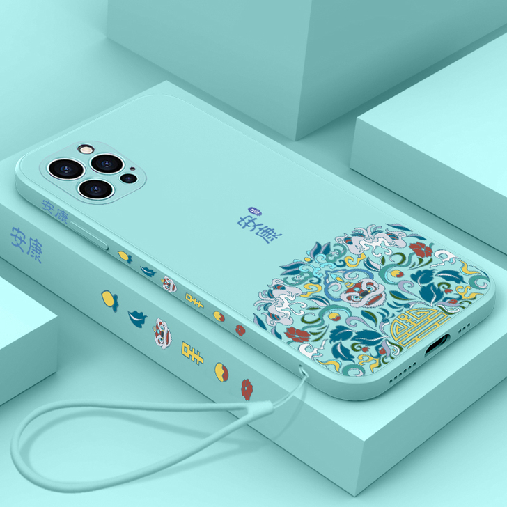 新款苹果12手机壳中国风个性国潮mini创...