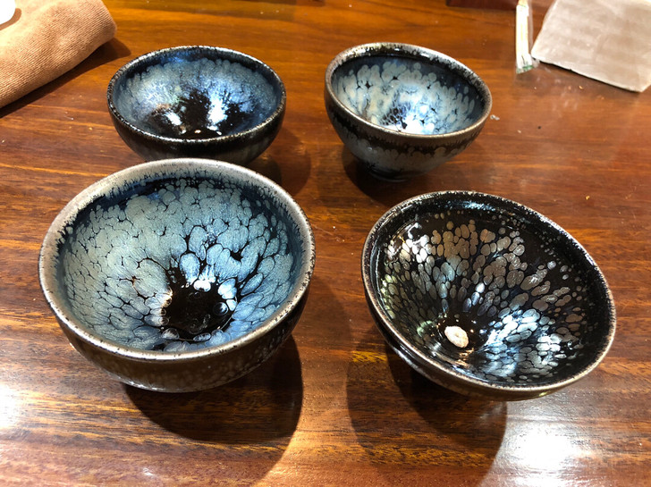 电烧建盏主人杯单杯品茗杯茶具 精品漂亮极了