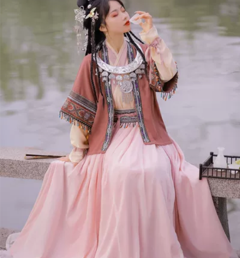 【出租】裳云兮原创【燕奴娇】汉服女宋制半袖...