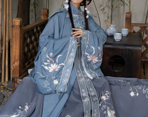 【年货价】清梳原创西府幽兰明制汉服立领长袄...