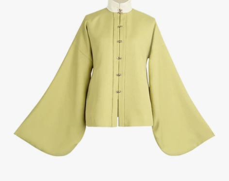 打包出七月夕明制方领半袖短袄明制立领对襟短...