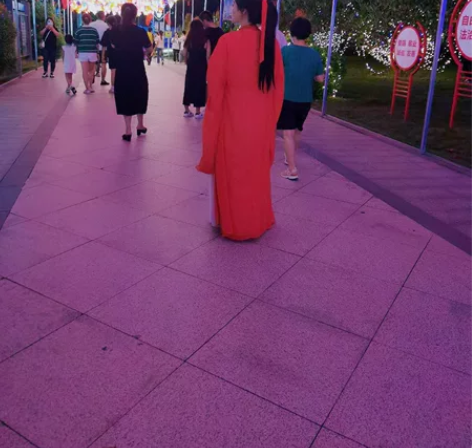 (出或换)红色汉服女夏季古装魏晋古风武侠广...