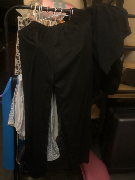 全新黑色阔腿裤，均码，仅试穿，未过水