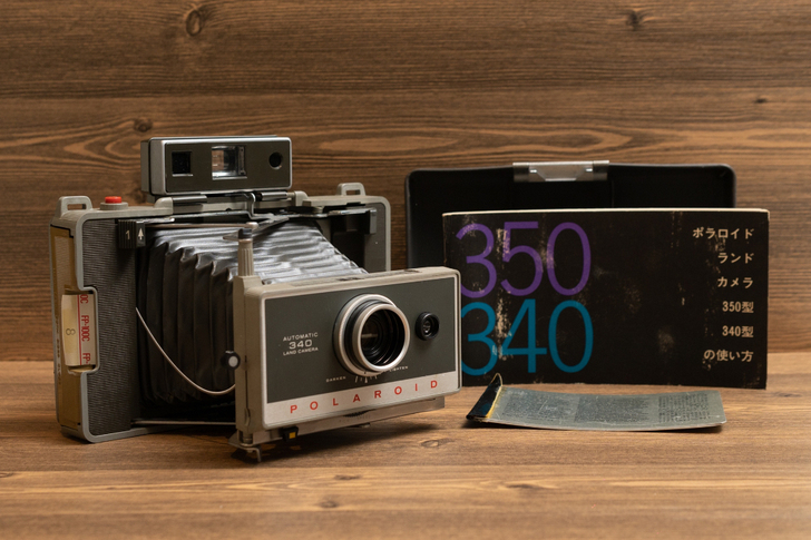 宝丽来 340 风琴机  撕拉片 古董相机...